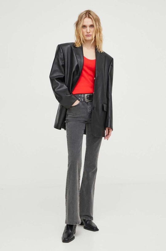 G-Star top din bumbac D24521.D275 rosu SS24