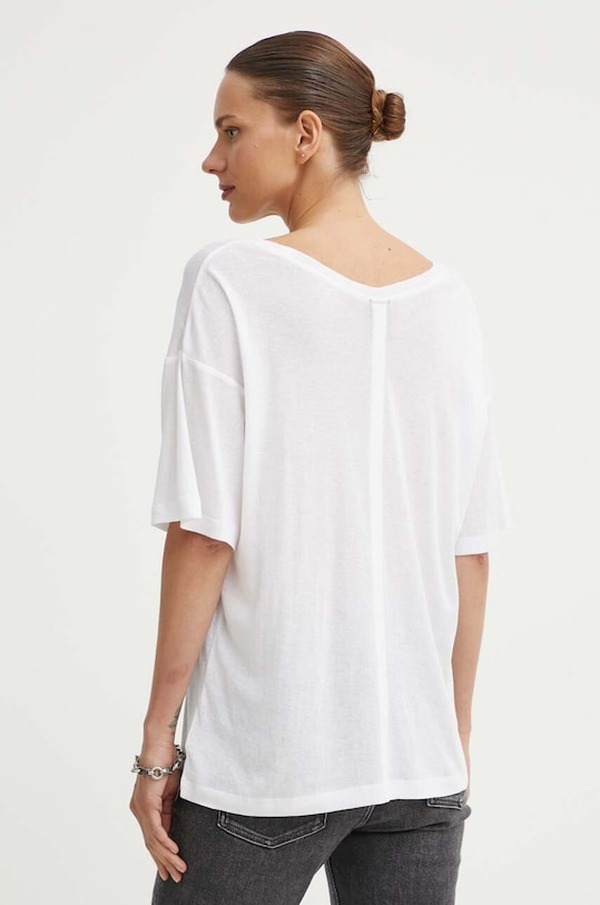 Дрехи Памучна тениска G-Star Raw D24519.D528 бял
