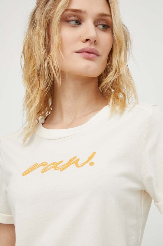 G-Star tricou din bumbac bej D24497.D626