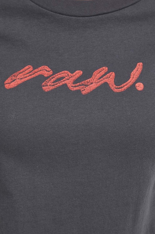 Βαμβακερό μπλουζάκι G-Star D24497.D626 γκρί