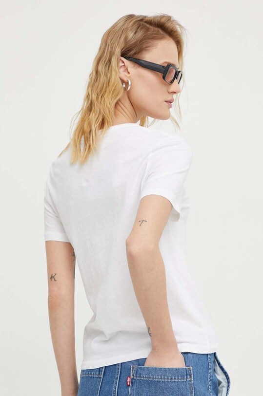 Îmbrăcăminte G-Star tricou din bumbac D24498.D511 bej