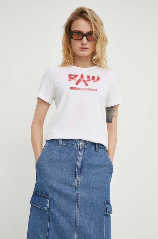 G-Star tricou din bumbac bej D24498.D511