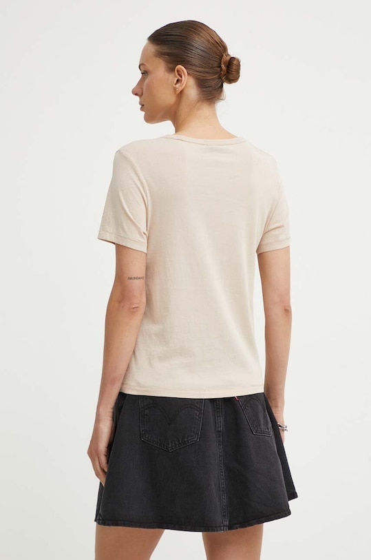 Дрехи Памучна тениска G-Star D24498.D511 бежов