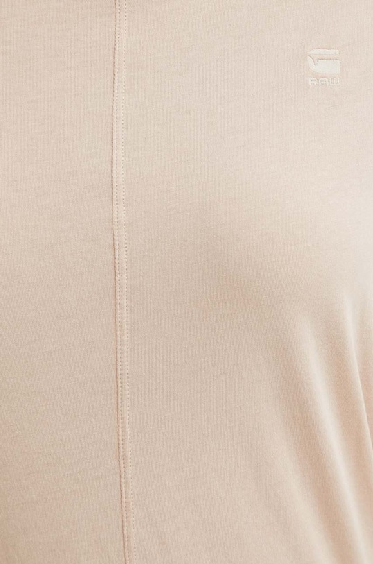 G-Star t-shirt bawełniany D24499.4107 beżowy