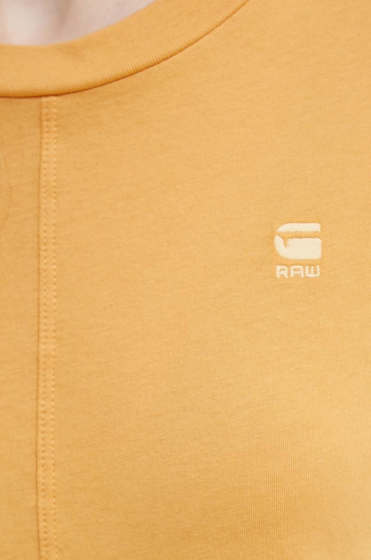 G-Star t-shirt bawełniany D24499.4107 pomarańczowy