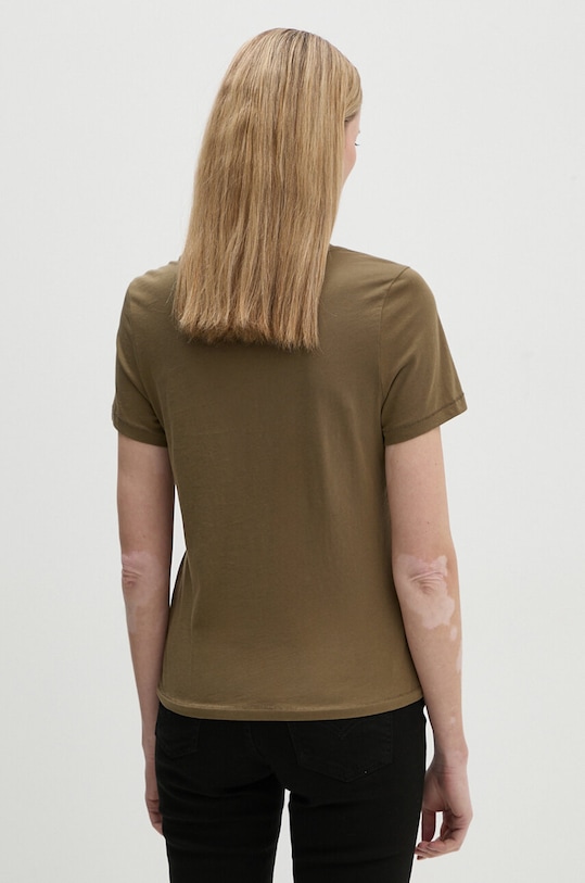 Odzież G-Star t-shirt bawełniany D24499.4107 zielony
