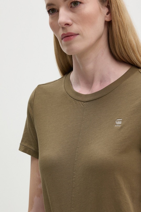 G-Star t-shirt bawełniany zielony D24499.4107