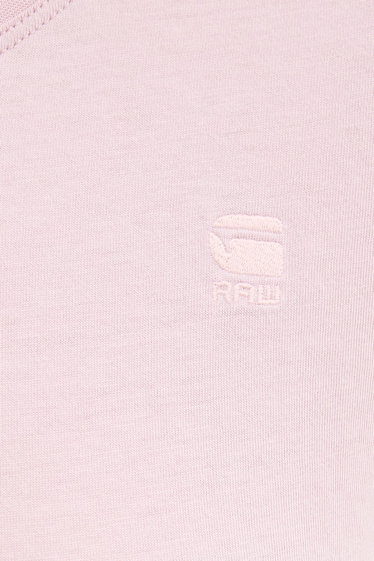 Памучна тениска G-Star Raw D24533.4107 розов