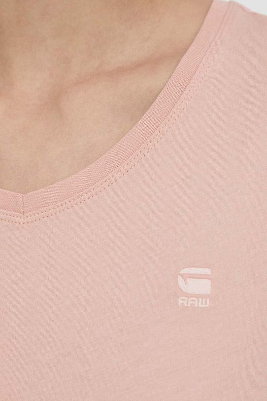 G-Star Raw tricou din bumbac D24533.4107 roz