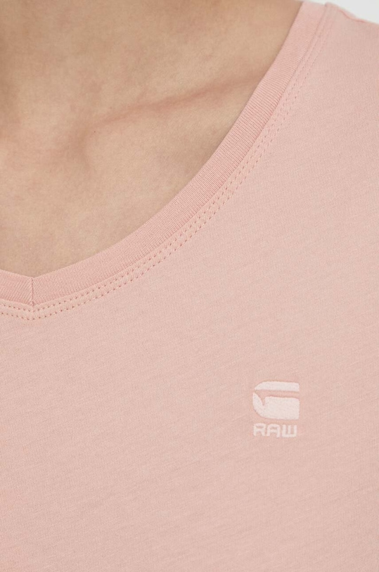 Bavlnené tričko G-Star Raw D24533.4107 ružová