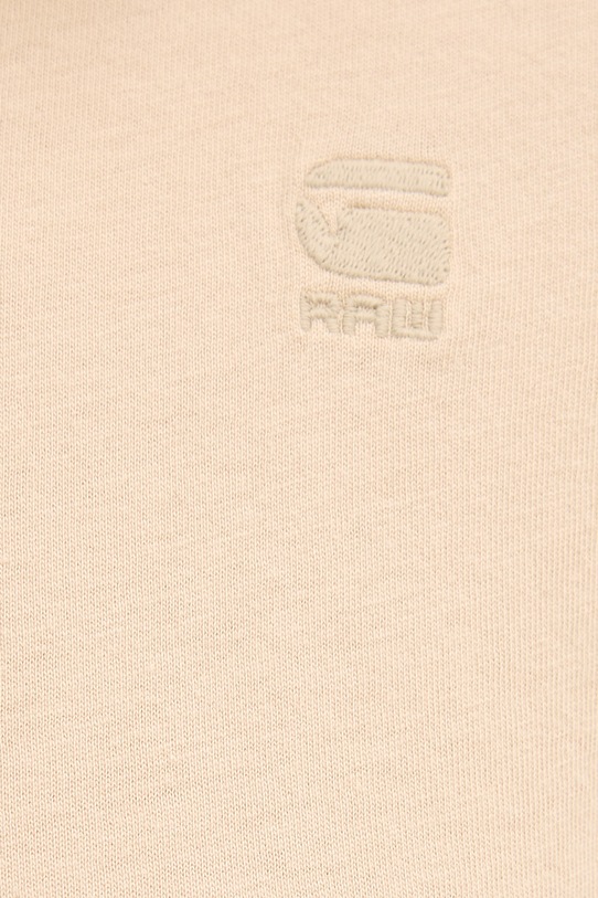 G-Star Raw t-shirt bawełniany D24533.4107 beżowy