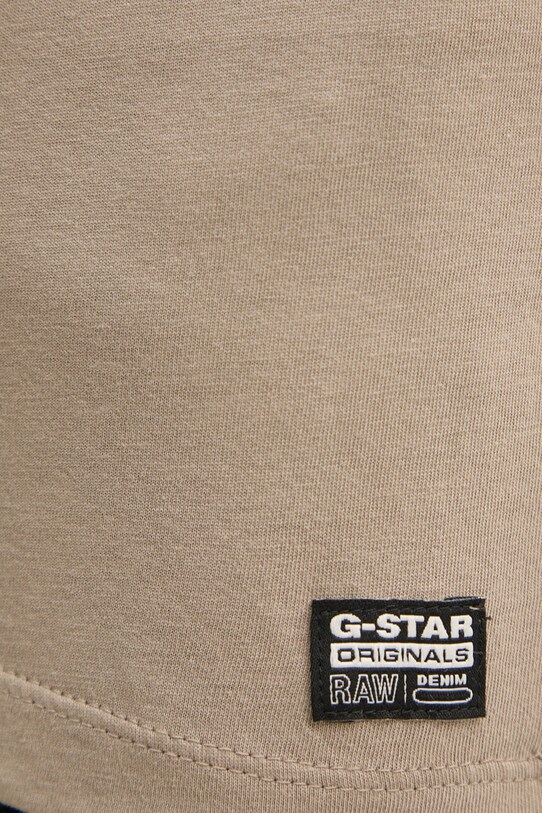 G-Star tricou din bumbac bej D24533.4107