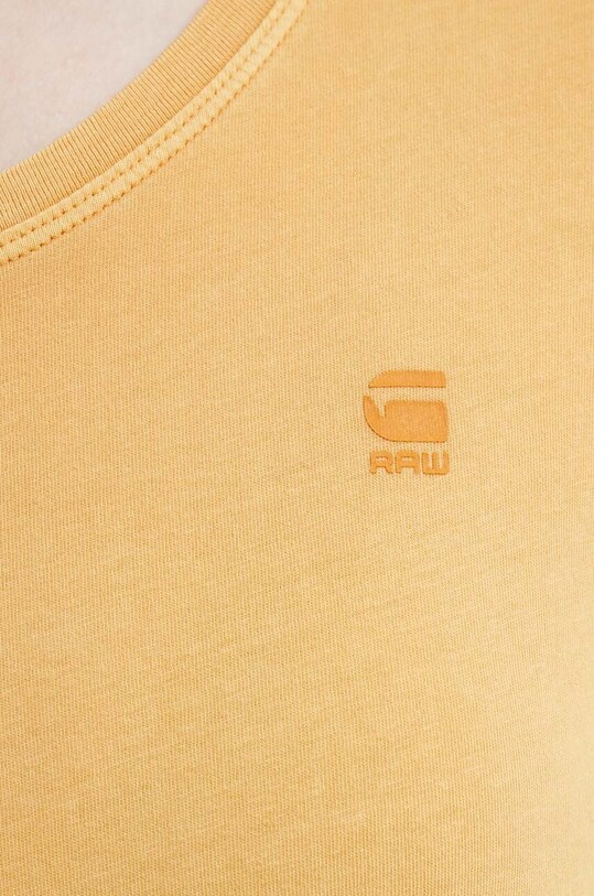G-Star t-shirt bawełniany D24533.B059 pomarańczowy