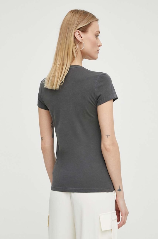Îmbrăcăminte G-Star tricou din bumbac Overdyed eyben slim v t 2.0 D24533.B059 gri