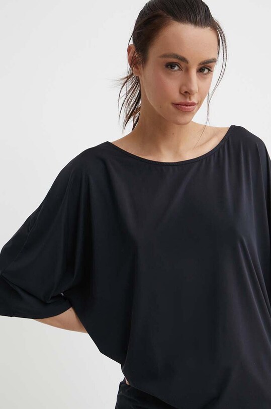 MICHAEL Michael Kors rochie de plaja SIDE TIE COVER UP negru MM7M749