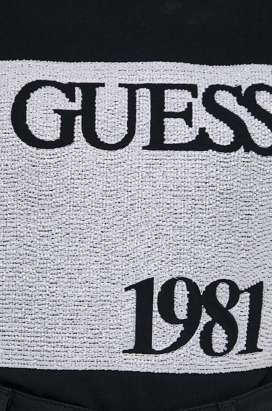 Bavlněné tričko Guess W4GI16.I3Z14 černá