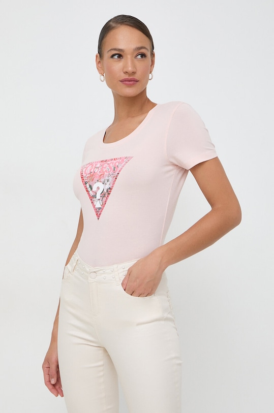Guess t-shirt rózsaszín W4GI21.J1314