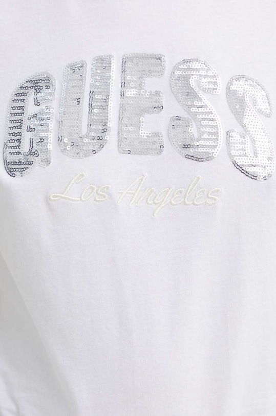 Guess t-shirt bawełniany biały W4GI31.I3Z14