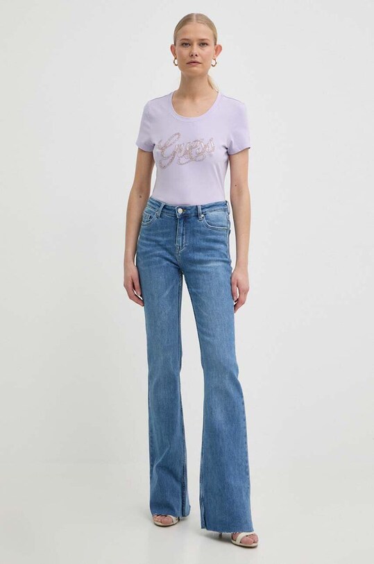 Guess t-shirt W4GI30.J1314 lila SS24