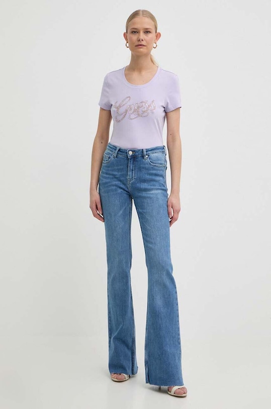 Футболка Guess W4GI30.J1314 фіолетовий SS24