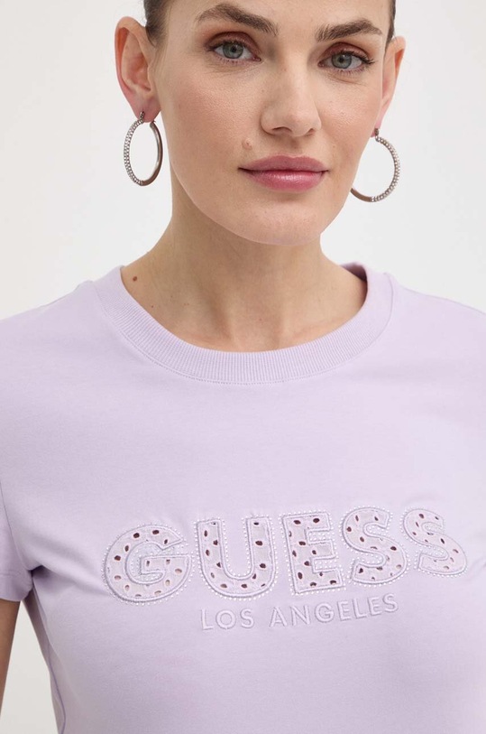 Tričko Guess W4GI14.J1314 fialová SS24