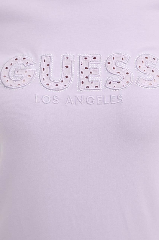 Guess t-shirt fioletowy W4GI14.J1314