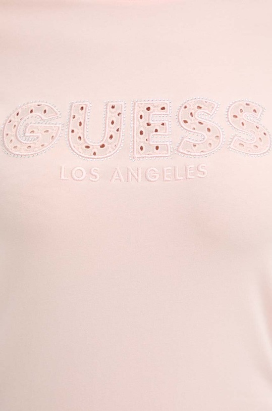 Guess t-shirt pomarańczowy W4GI14.J1314