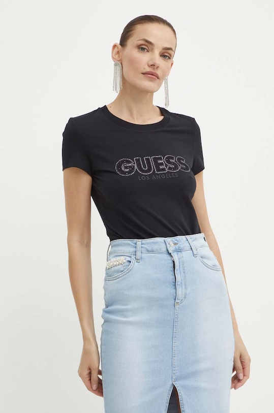 Tričko Guess černá W4GI14.J1314
