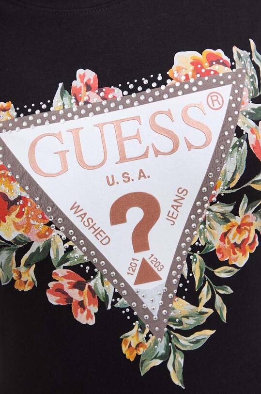 Guess t-shirt W4GI24.J1314 fekete