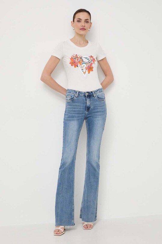 Футболка Guess W4GI62.J1314 бежевый SS24