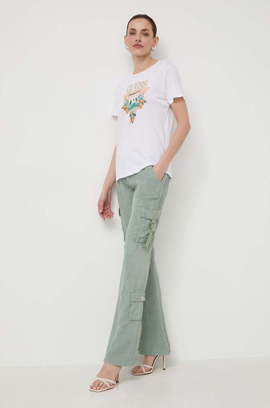 Tričko Guess W4GI53.K9SN1 biela SS24