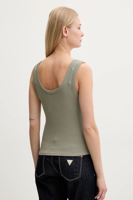 Odzież Guess top W3YP68.KA0H1 zielony