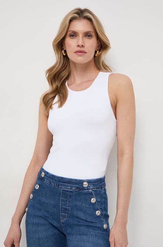 Top Guess με ελαστάν λευκό W4GP18.KC7M0