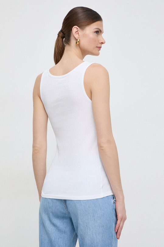 Îmbrăcăminte Guess top din bumbac W4GP16.K1814 alb