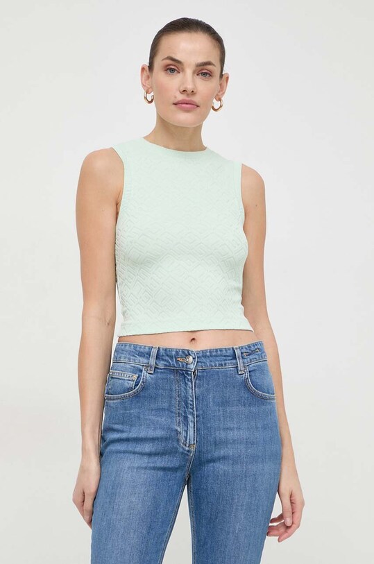 Топ Guess slim зелений W4GP52.KBYN0