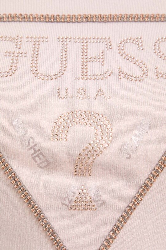 Μπλουζάκι Guess W4GR23.Z2NQ2 ροζ