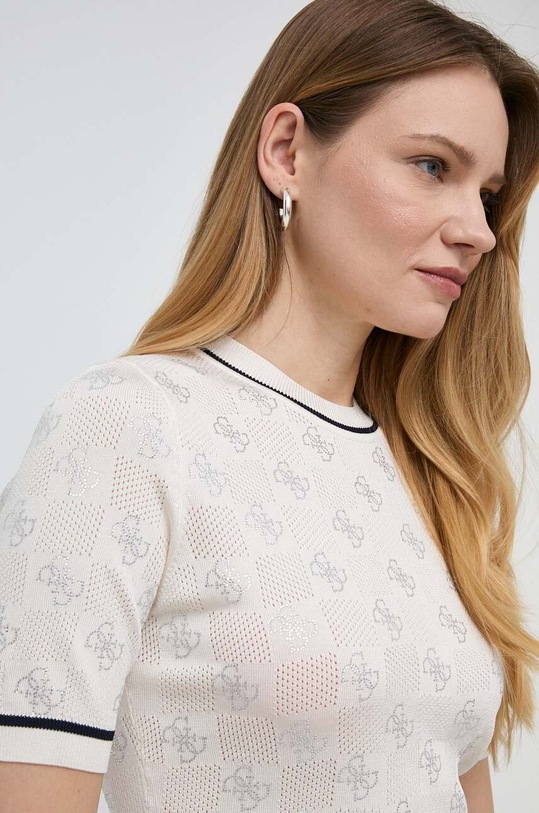 Guess t-shirt ROSIE pozostałe beżowy W4GR05.Z3D60