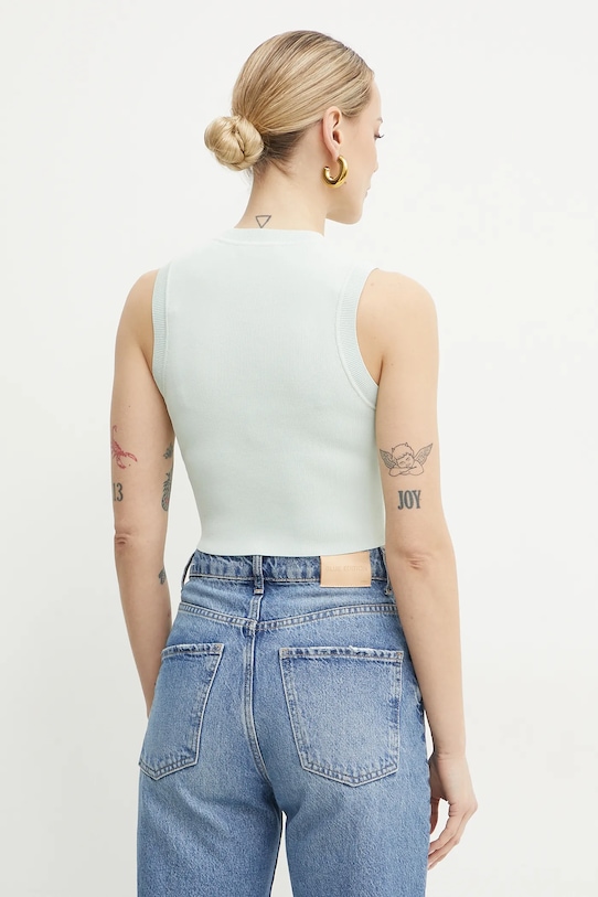 Oblečení Top Guess ALEXIA W4GZ34.Z3F40 tyrkysová