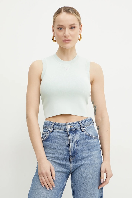 Top Guess ALEXIA tyrkysová W4GZ34.Z3F40