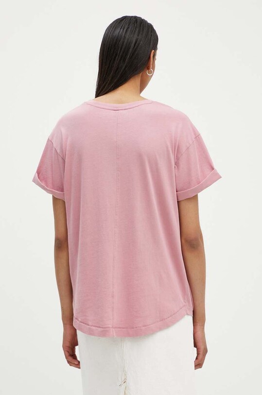 Odzież G-Star t-shirt bawełniany D24524.4107 różowy