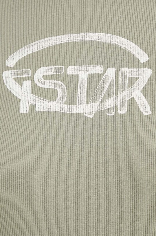 Хлопковая футболка G-Star D24506.D527 зелёный