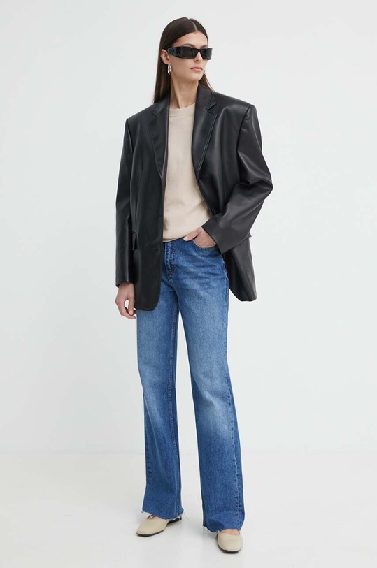 G-Star t-shirt bawełniany D24512.C812 beżowy SS25