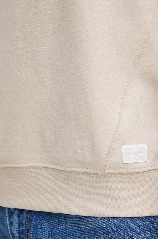 G-Star t-shirt bawełniany D24512.C812 beżowy