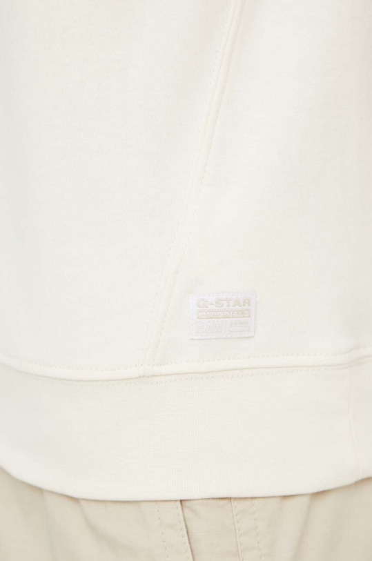 G-Star t-shirt bawełniany D24512.C812 beżowy