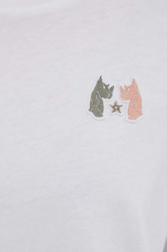 G-Star t-shirt bawełniany D24511.A870 biały