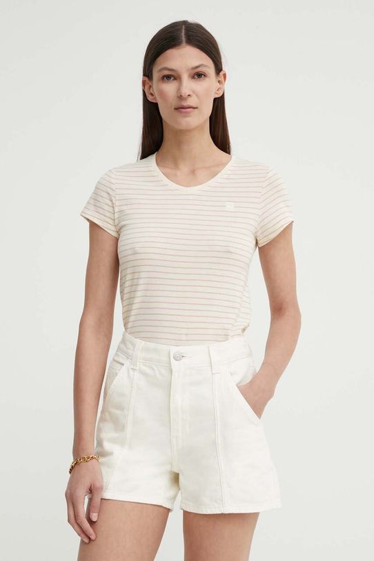 Pamučna majica G-Star Raw Planet friendly bež D24533.D244