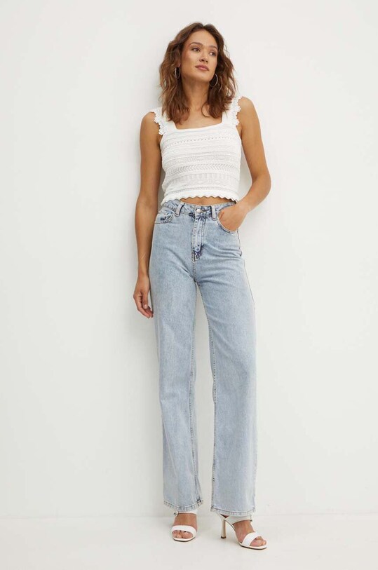 Morgan top MNOA MNOA.OFF.WHITE alb SS24