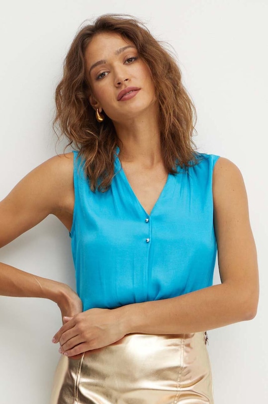 Morgan bluzka ONONI regular niebieski ONONI.POOL