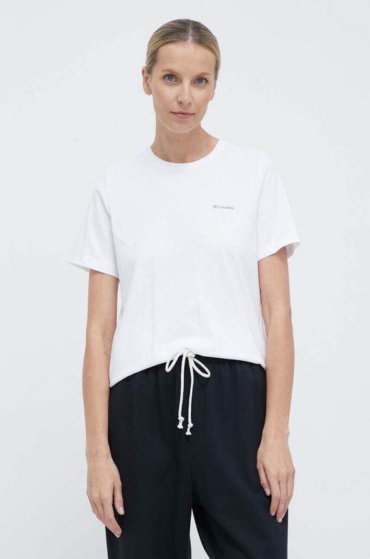 Odzież Columbia t-shirt bawełniany Boundless Beauty 2036573 biały