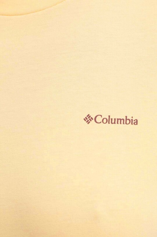 Columbia tricou din bumbac Boundless Beauty 2036573 galben